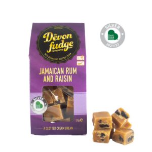 Jamaican Rum and Raisin Fudge